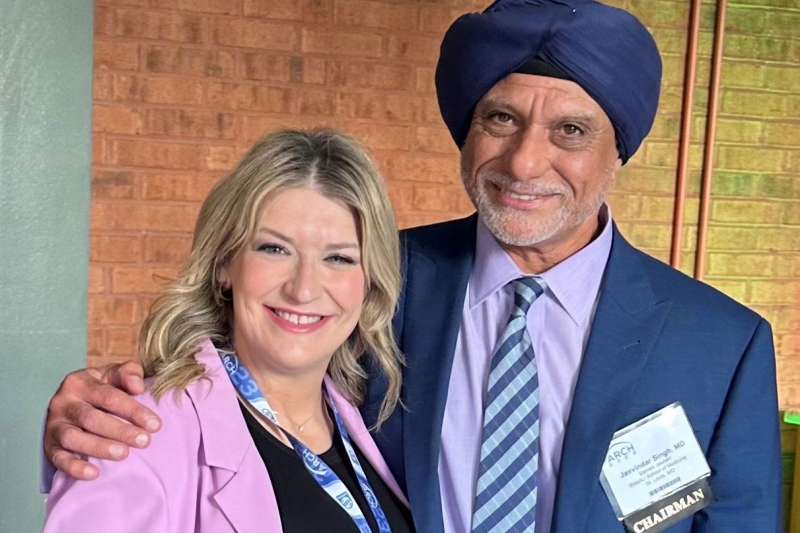Dr Singh and Ashley